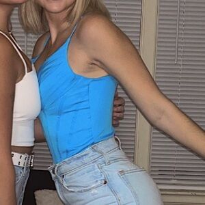 💙 Blue Corset Body Suit! ⚡️